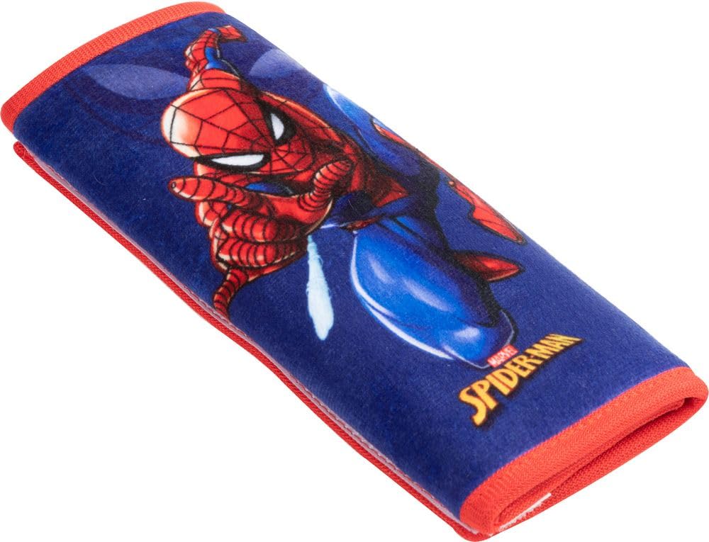 Protector de cojín de Coche Suave con Correa única, Protector de cinturón de Seguridad Spiderman Spider-Man Superheroes