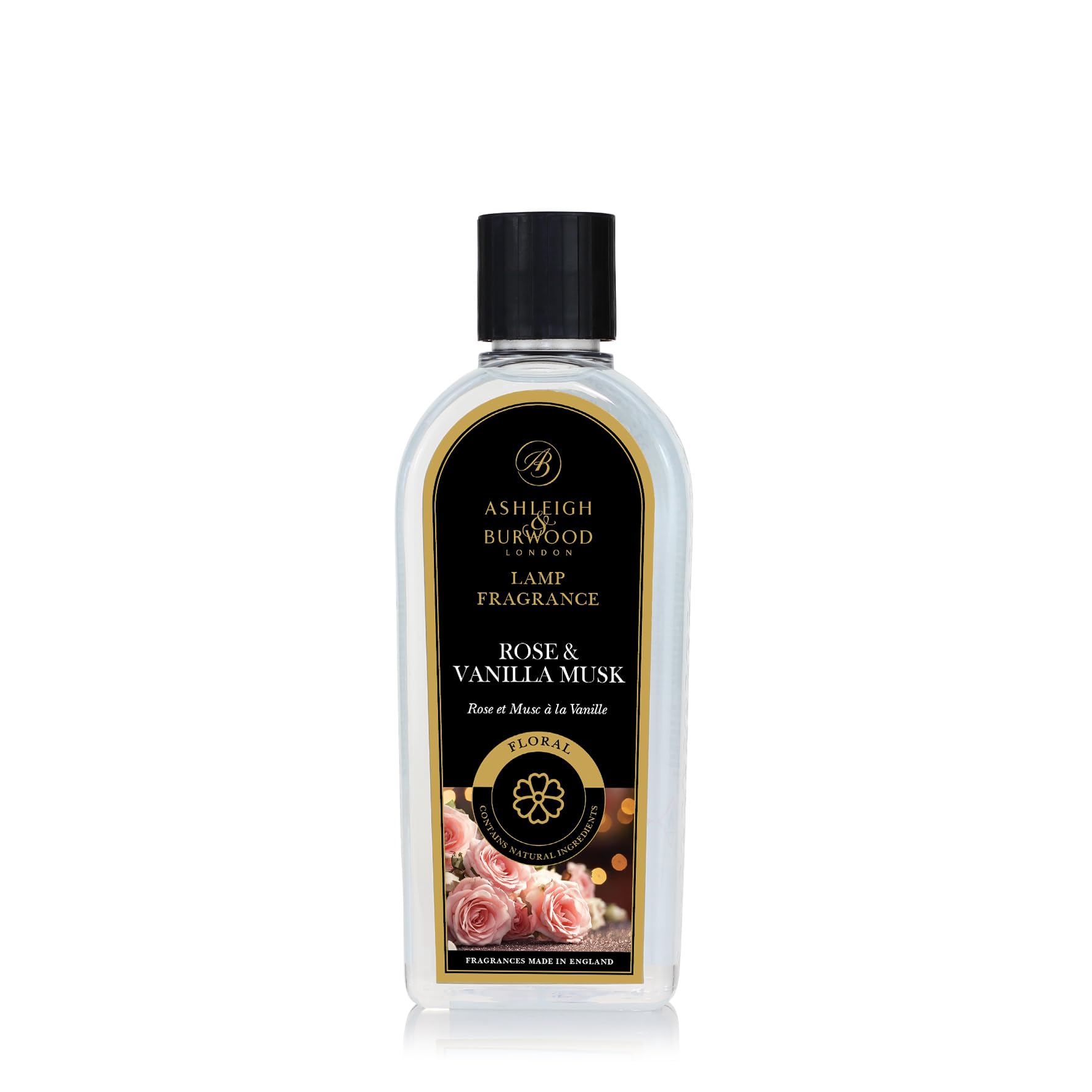 Ashleigh & Burwood Lamp Fragrance Rose & Vanilla Musk | 500Ml | Luxury Home Scent | Scented Room Fragrance | Made In The Uk