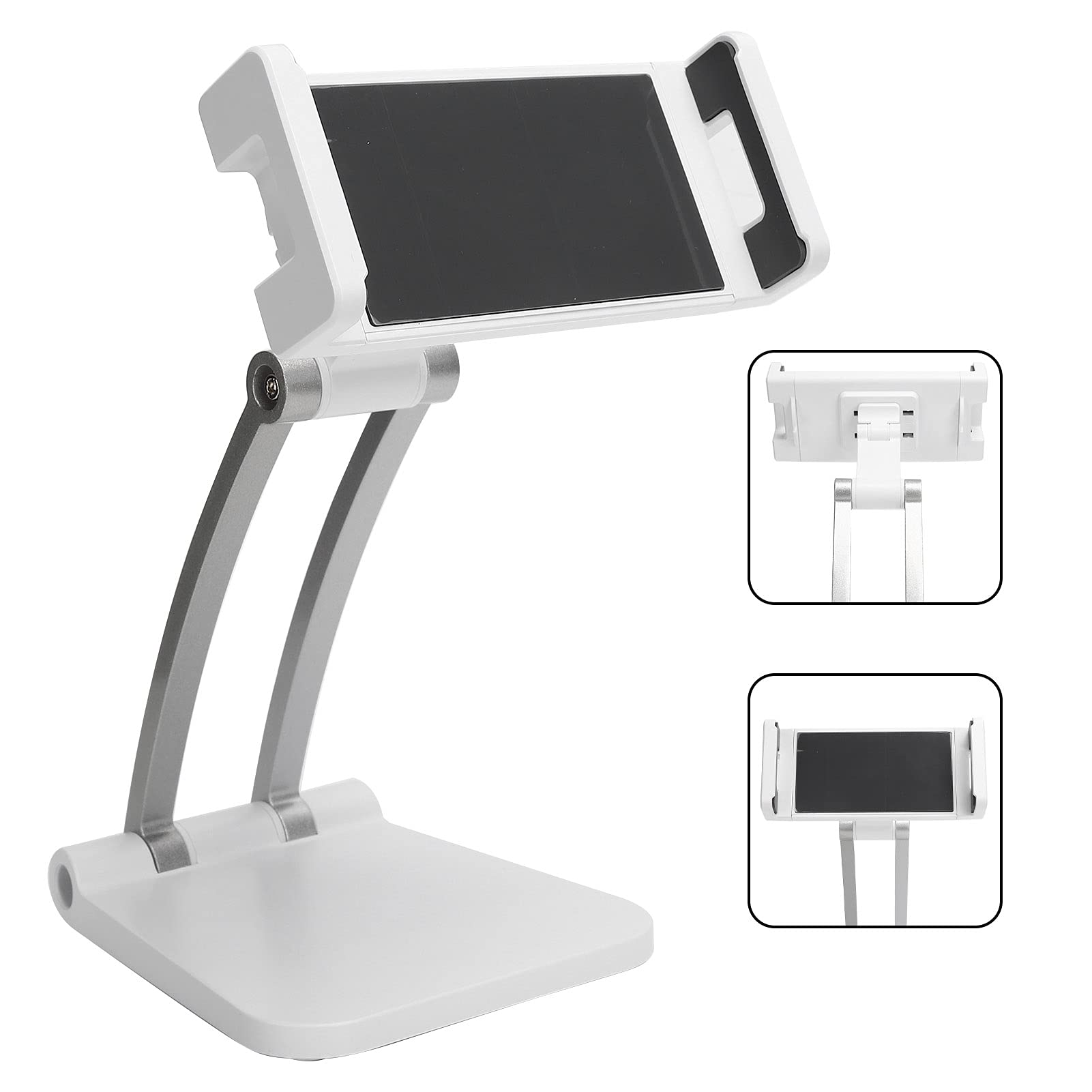 Cocoarm Scrivania Tablet Telefono Supporto, Rotazione a 360 Gradi (WHITE)