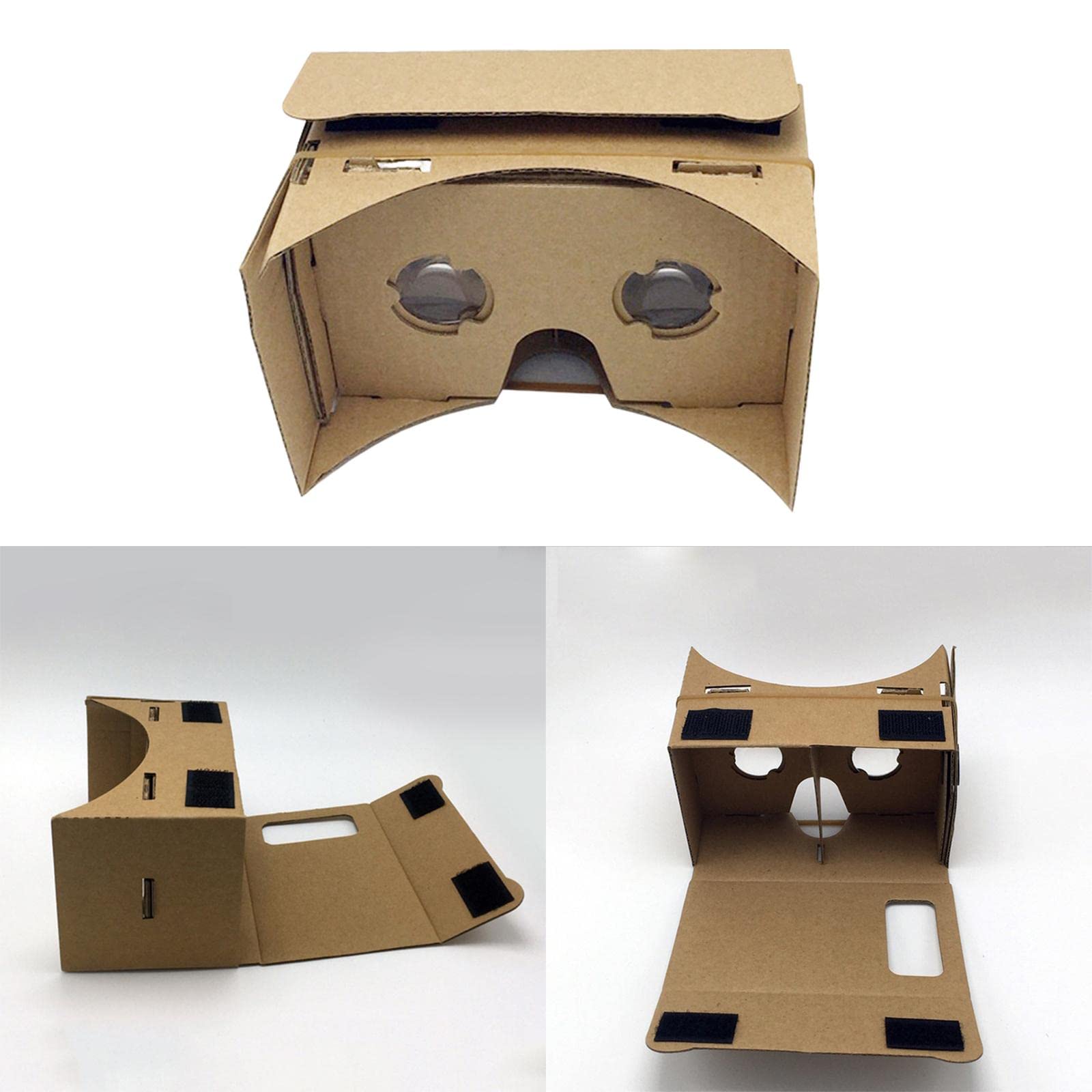GAH DIY Virtual Reality Cardboard Glasses Kit, 6-inch Mobile Compatible, Multi-Color, with 3D Optical Lens, Magnets, Stickers, Rubber Band, Model GAH68043916, 14.5x8.2x9.5 cm-image-22