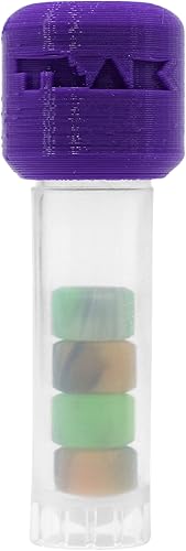 Miniatura 5 de Ruedas de dedo de uretano Teak Tuning Apex 61D - Nueva forma de calle, diámetro de 7.7mm - Rodamientos Ultra Spin - Fabricadas en Estados Unidos -