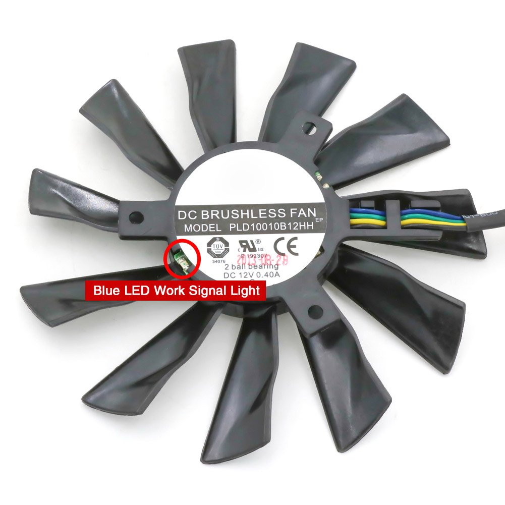 Video PLD10010B12HH For MSI R9-290X R9- 280X R9-270X R7-260X Cooling Fan