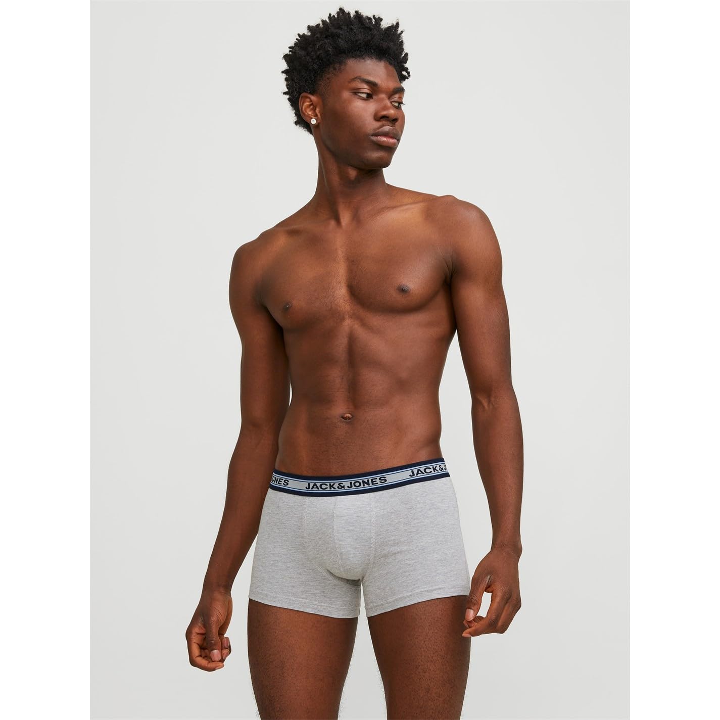 JACK & JONES Bokserki męskie (10 sztuk), szary, S