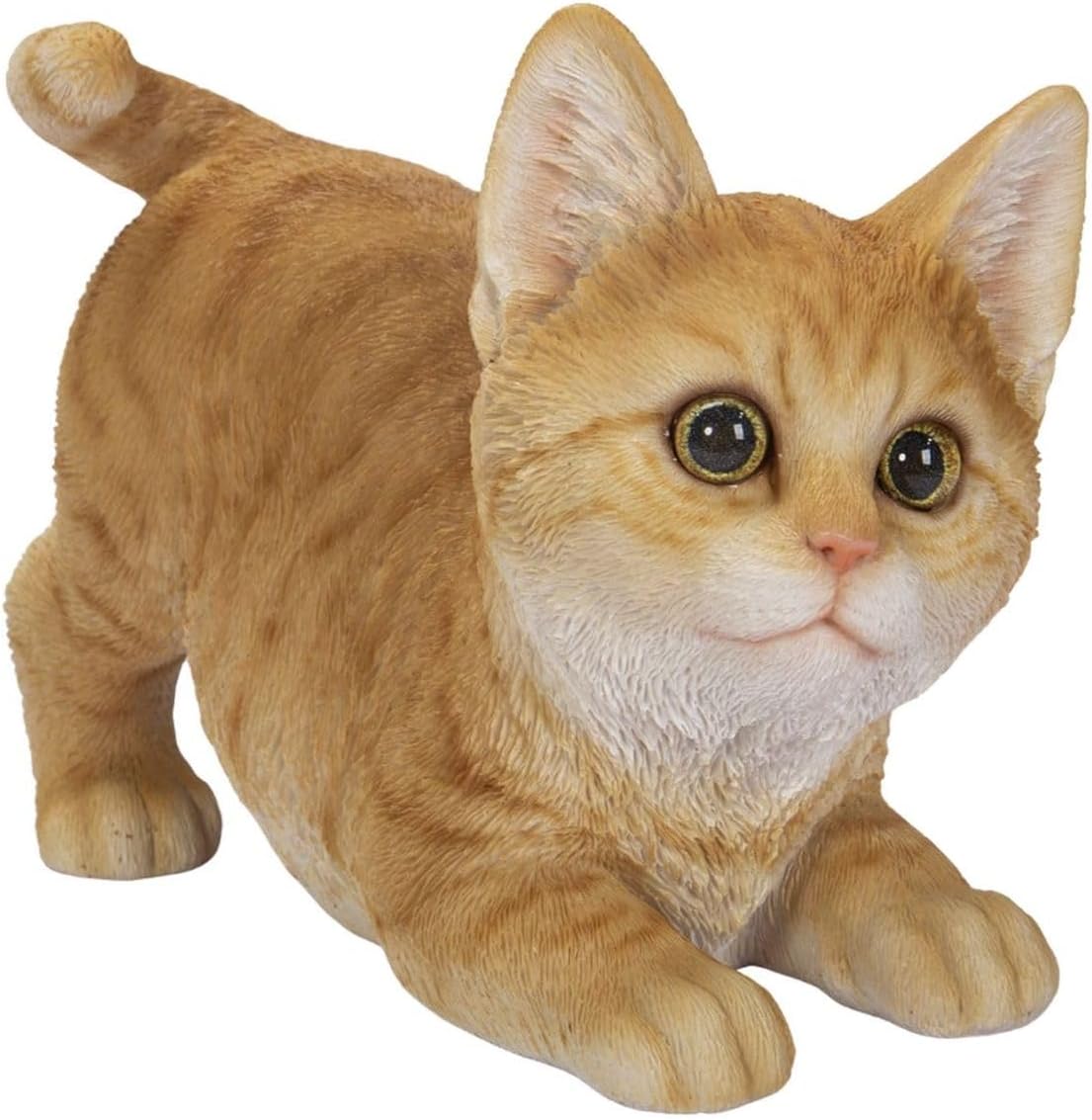 Uvia H23010 Playing Tea Tiger Cat 7.4 x 3.3 x 5.3 inches (18.7 x 8.5 x 13.5 cm), Doll, Figure, Figurine, Animal, Garden, Decoration, Cat