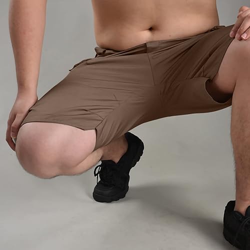Miniatura 4 de Pantalones cortos tácticos para hombre, longitud hasta la rodilla, pantalones cortos militares de combate, impermeables, con múltiples bolsillos