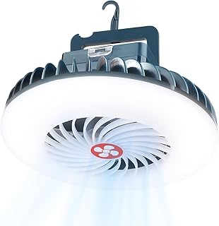 Camping Fan with LED Lights