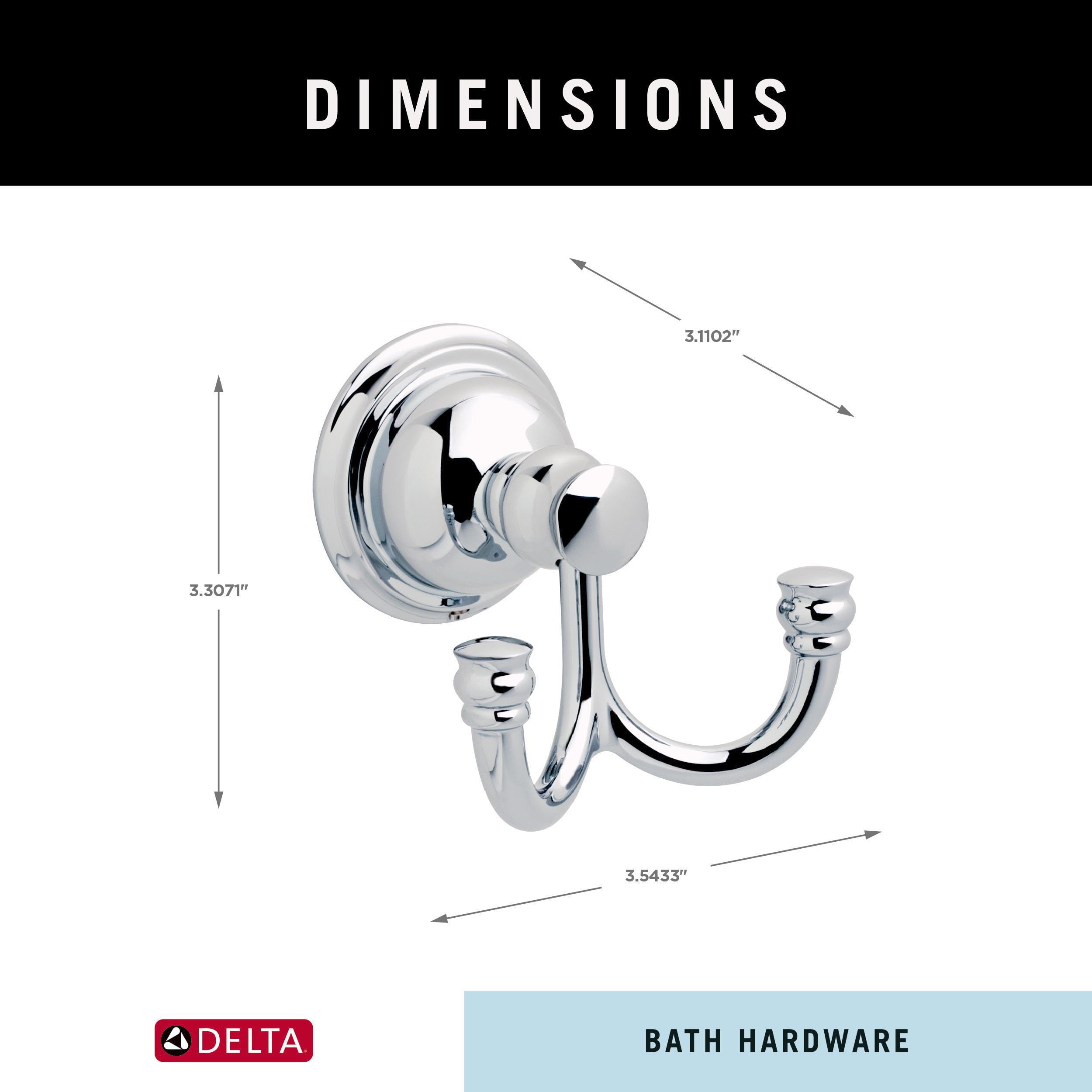 Delta Faucet AUB35-PC Aubrey Robe Hook, Chrome - Amazon.com