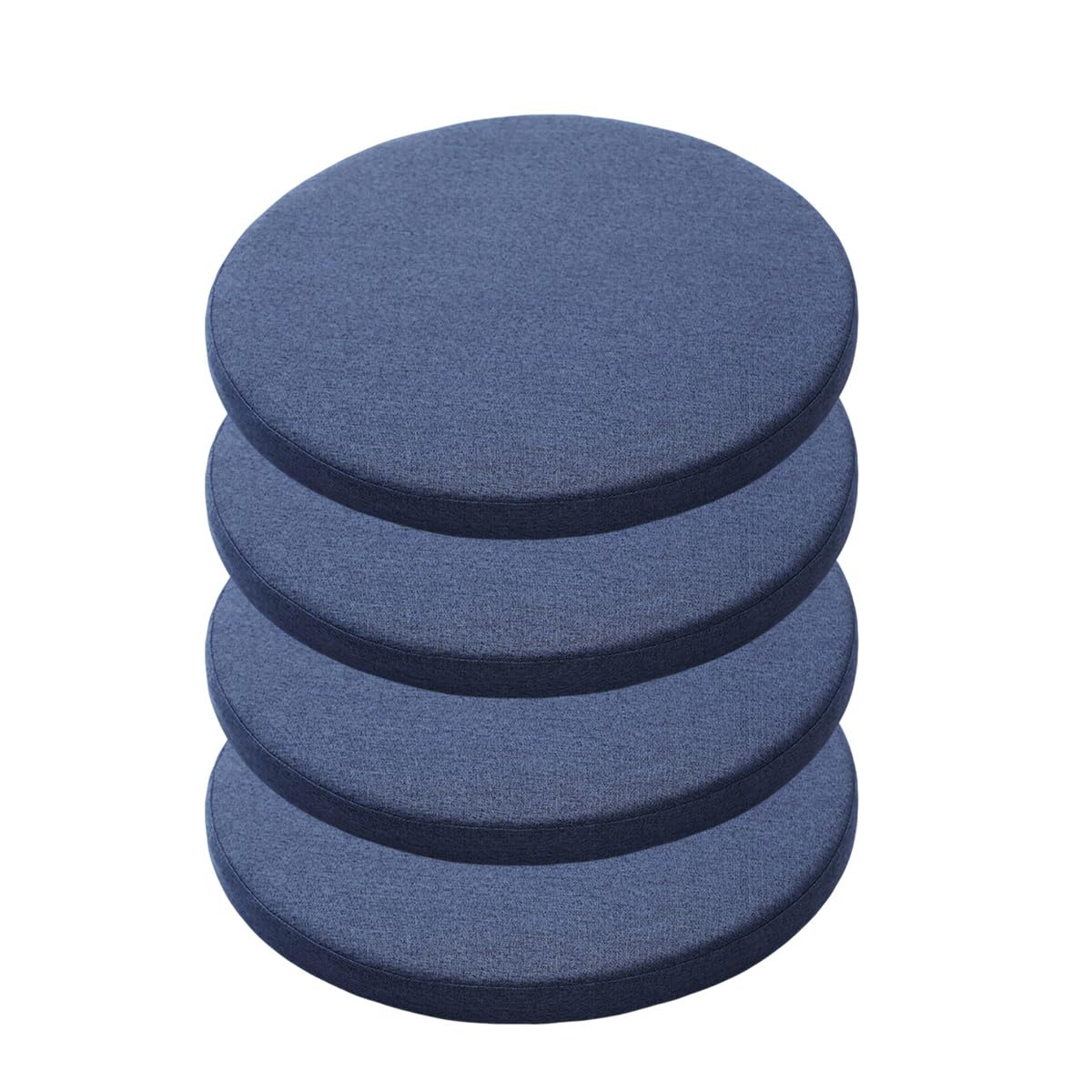 Almohadillas gruesas para sillas circulares con fundas lavables y base estable