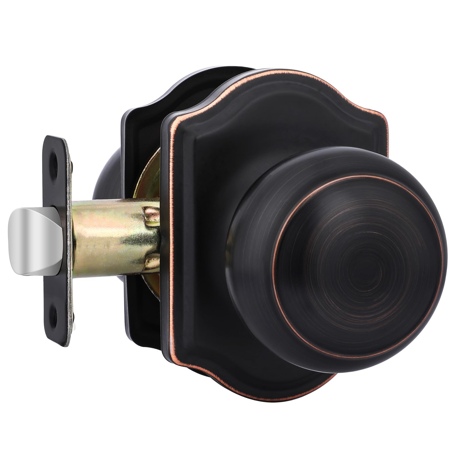 Boutons de porte en bronze huilé goldenwarm style classique finition premium