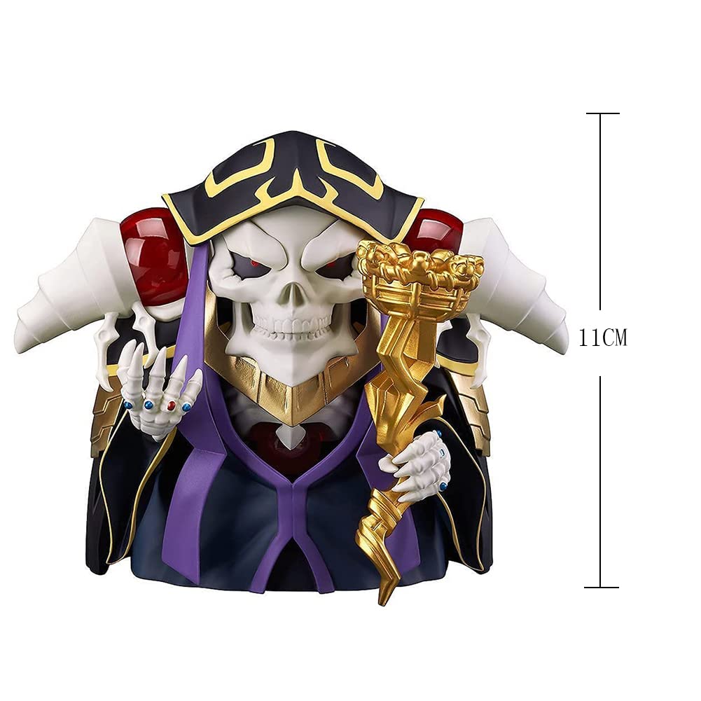 Overlord Figur - Albedo, Ainz Ooal Gown Anime Actionfigur, Bewegliche Figur Statue Spielzeug PVC Figur Modell Exquisite Ornamente Sammlerstück Wohnkultur Fans Geschenk (2 Stück)