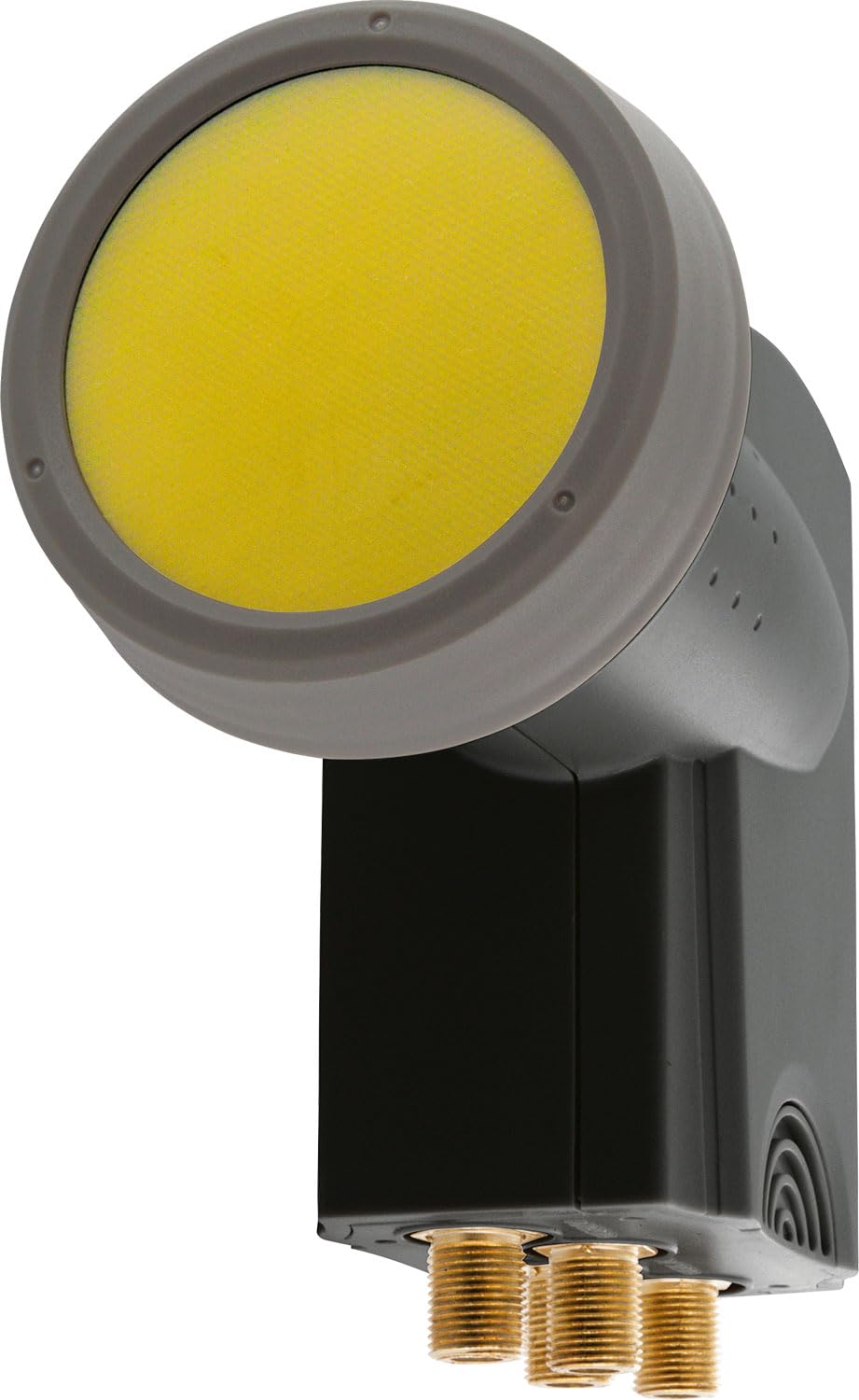 SCHWAIGER 371 Quad LNB Low Noise Blockconverter Sun Protect Tapa LNB Digital Resistente al Calor Accesorios para Antenas parabólicas protección contra la Intemperie contactos Dorados Antracita