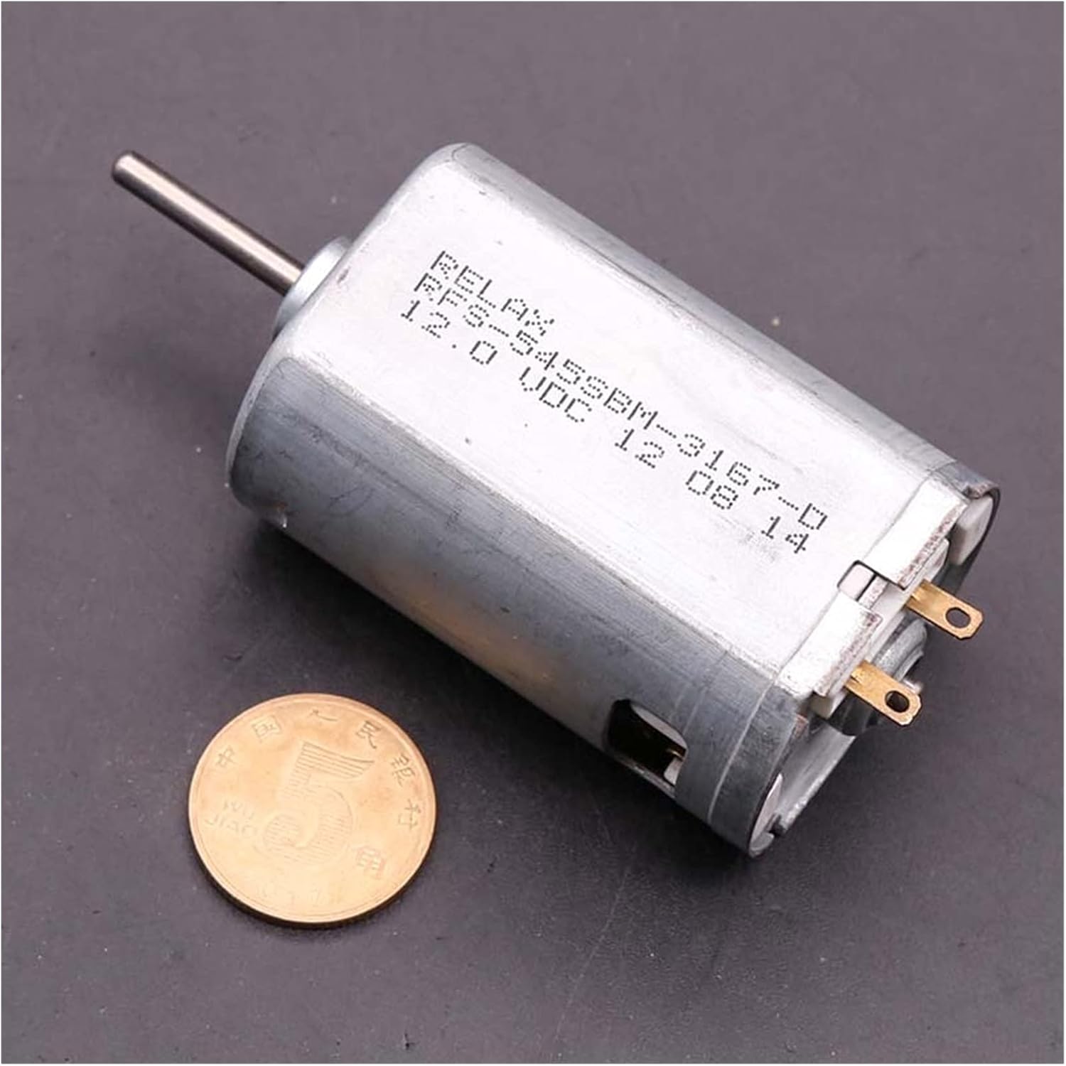 zabawkowy silnik 12V-24V 6000-12200RPM 24mm Długi Wał Duży moment obrotowy High Speed ​​545 Motor Front Ball Long Life DIY Do zabawek dla majsterkowiczów, projektów naukowyc