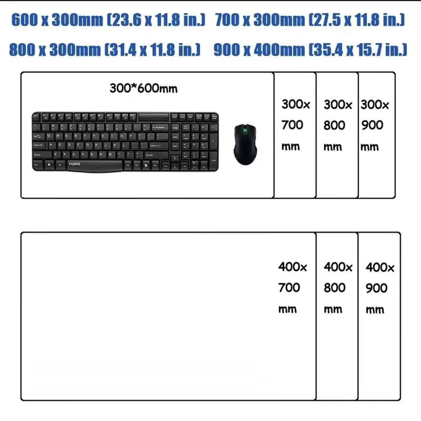 Podkładka na biurko, Mouse Mat Landscape Swan Pad,Non-Slip Rubber Office Desk for Laptop(3mm,1000x500mm)