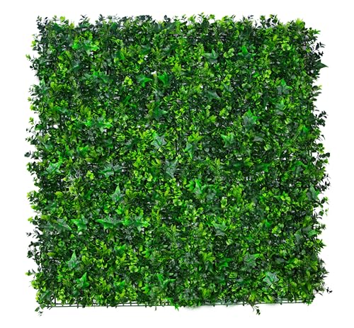 World PLANTIL Seto Decorativo, Jardín Vertical/Planta Artificial para decoración de Pared en Interior, Terraza, Jardín o Balcon o Cualquier Espacio | 100 x100 cm (1m2) (Helix)