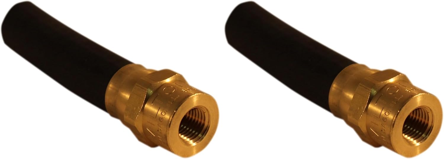 Milton Handy Bend Water Nozzle 350, Bend Nozzle for Water to Flow and Release to Stop, 4 Inch Nozzle, 1/4" Female NPT, 190° F Max Temperature (Pack of 2)