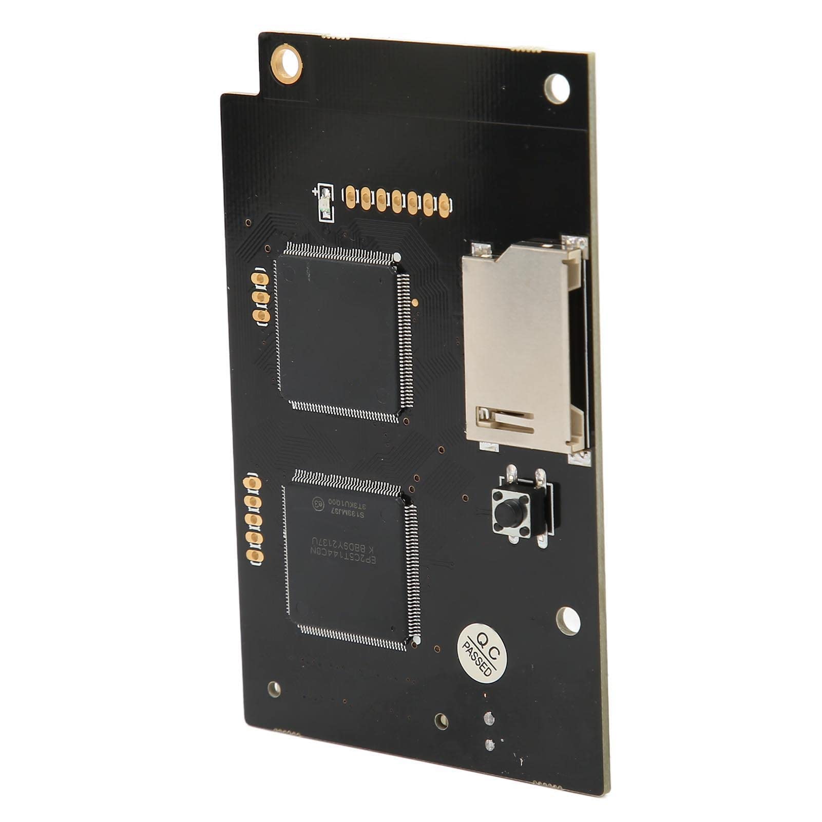 Fabater Kit Scheda di Simulazione unità Ottica, Supporto per Scheda Interamente in Metallo Due Dissipatori di Calore Kit V5 15b per DC, Modulo di Simulazione unità Ottica di Gioco con di Memoria da