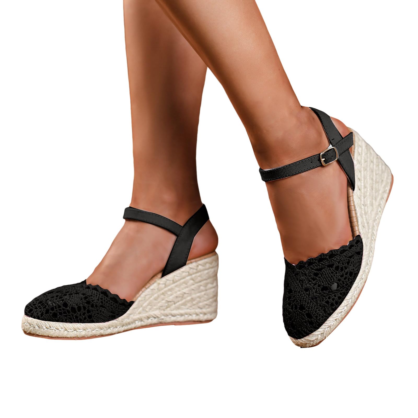 Sandalias Cós Para Mujer Sandalias Para Mujer Mules De Cuero Cós De Verano Modernas Con Cuña Y Pantuflaspremium Sandaliasde Verano Con Anti Transpirables Estilo Bohemio Punta Abierta Y Tacón Bloque