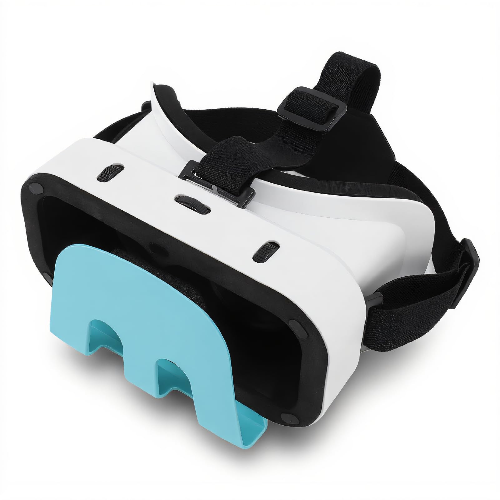 Cuffie VR Comode, Occhiali 3D Realtà Virtuale con Lenti HD, Traspiranti e Regolabili per Giocatori