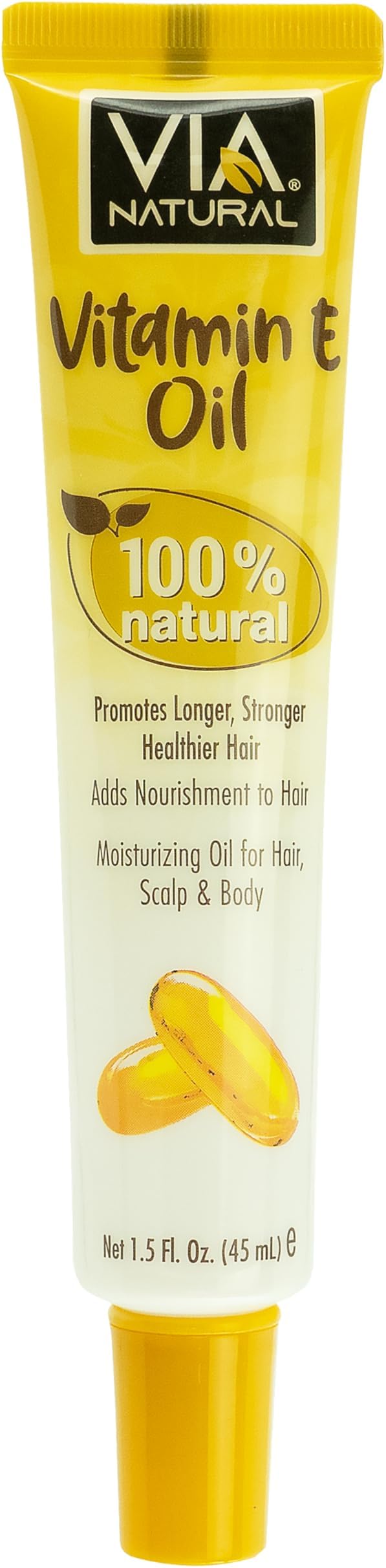Via Natural 100% Natural Vitamin E Oil 1.5 Fl Oz (Pack of 1)