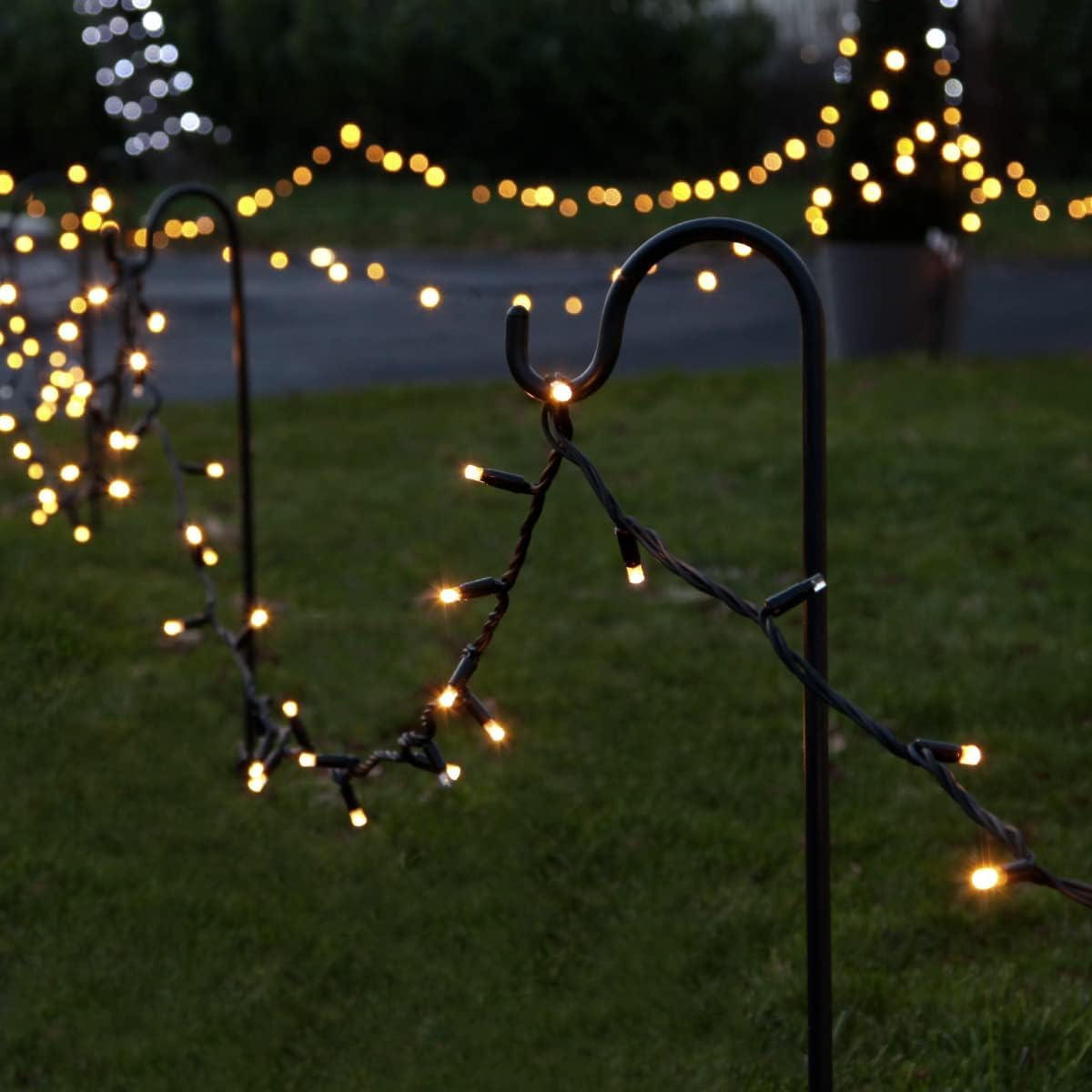Oświetlenie Świąteczne LED, PVC, Czarny, 20M, Ciepłobiały, 400 Źródeł Światła