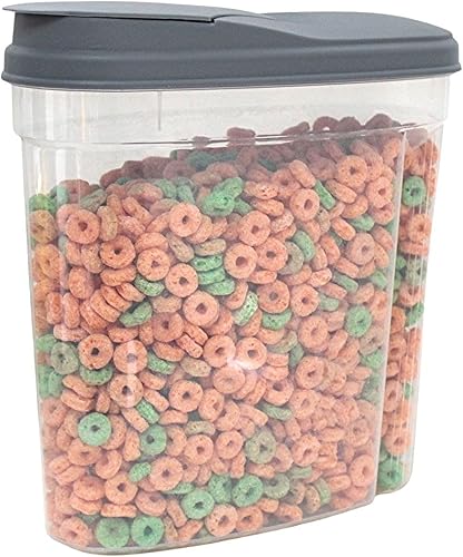 Miniatura 3 de Dependable Industries inc. Essentials Juego de dispensador de cereales de 3 piezas, recipientes de almacenamiento de alimentos secos sin BPA