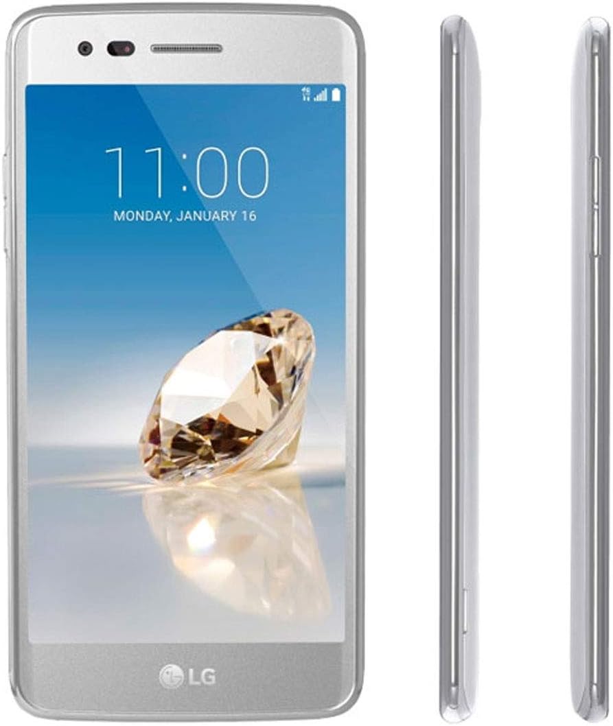 Blасk Frіdау Sаlе 2022 LG Aristo MS210 | 16GB, 1.5GB RAM | 4G LTE | 13MP camera W/Flash | Android OS 7.0 Nougat | Silver | - GSM Unlocked (Not compatible on metroPCS)