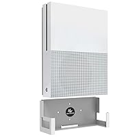 Monzlteck Supporto da parete per Xbox One S, interamente in metallo verticale da appendere