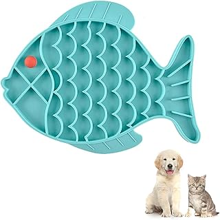otutun Gamelle Anti Glouton pour Chien Chat, Gamelle d'alimentation Lente pour Chien Tapis Lécher Chiens Tapis Lécher Silicone Alimentation, Favorise Une Digestion Lente pour Les Chiens et Les Chats