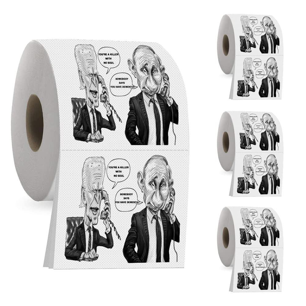 Joe Biden Toilet Paper Roll, 3 Ply 380 Sheets, Funny Toilet Paper, Prank Toilet Paper (4)