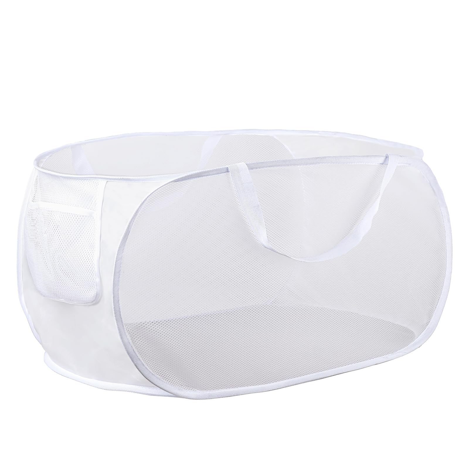 Popup Laundry Basket?collapsible Mesh Laundry Hamper?Folding PopUp