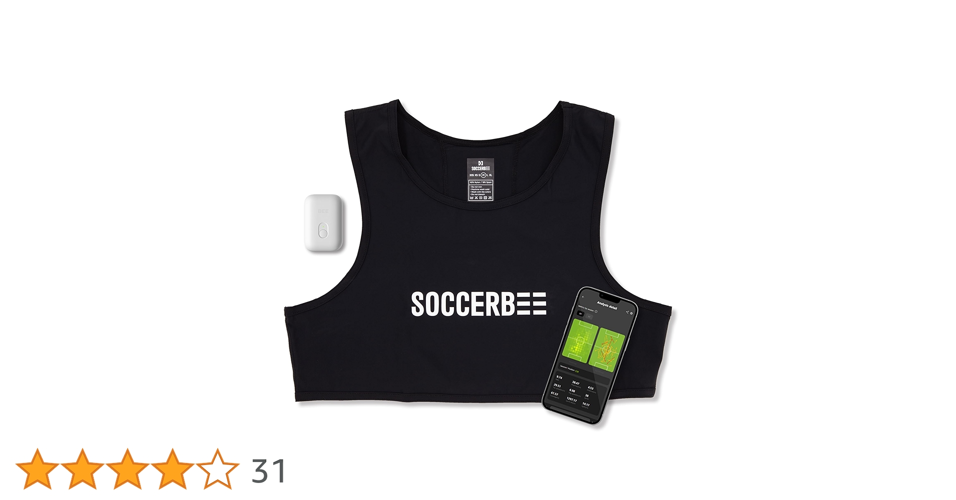 ⭐️限定1点⭐️サッカービー ライト GPS トラッカー ベストセット xs SOCCERBEE LITE 2 SET (GPS tracker + VEST) – soccerbee japan