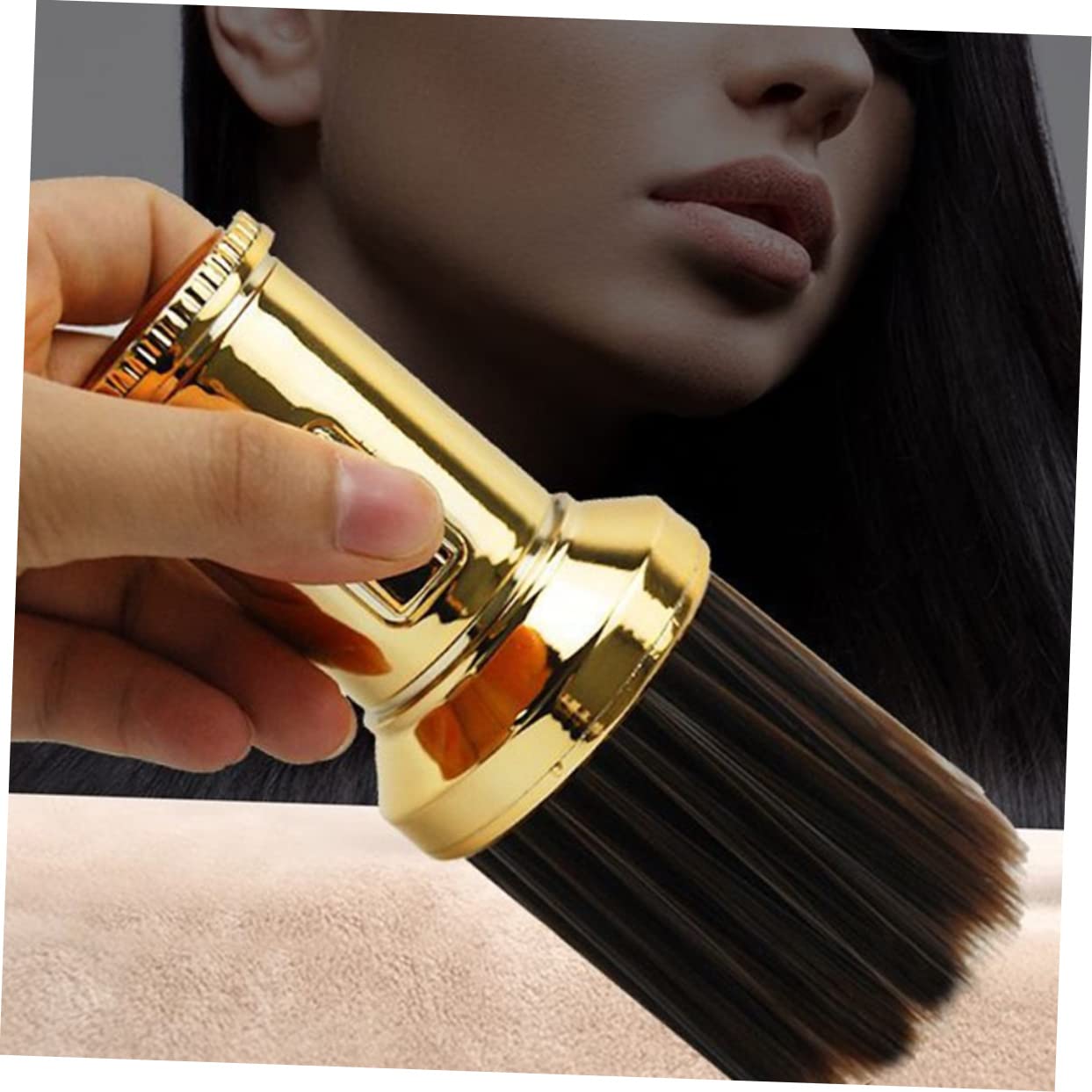 Beatifufu 3pcs Hair Removal Brush Barber Neck Duster Hair Brush for Barber Supplies Detangler