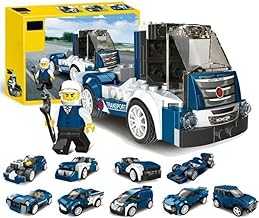 Galaxy Hi-Tech 10-in-1 Magic Building Blocks Set 216+ Pieces Creative Construction Toy for Kids Includes Instruction Manual Ideal for Boys & Girls Ages 6+ DIY Brick Vintage Car, Truck Kit