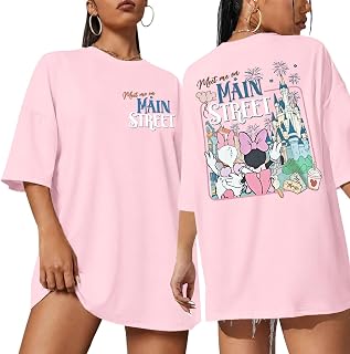 Magic Kingdom Shirt Women Girls Just Wanna Have Fun Shirt Girls Trip T-Shirt Cute Magical Tee Summer Vacation Tops Pink-a