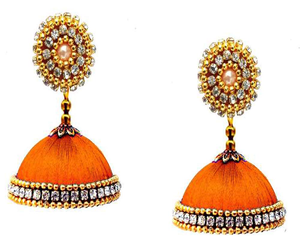 See full amazon price history chart for JANVIKA NOVELITY Silk Thread Jhumka Earrings Fabric for Womens Orange Color JANVIKA NOVELITY Silk Thread Jhumka Earrings Fabric for Womens Orange Color (B091R46KTB) Amazon Price History, Amazon Price Tracker
