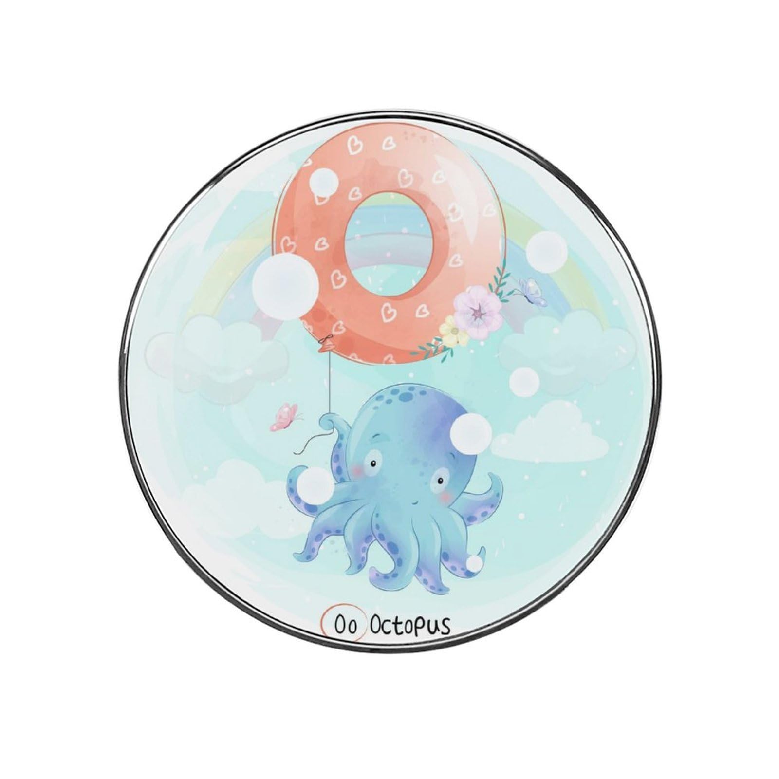 Octopus Alloy Fridge Magnet For Office Cabinet Refrigerator Whiteboard Photo