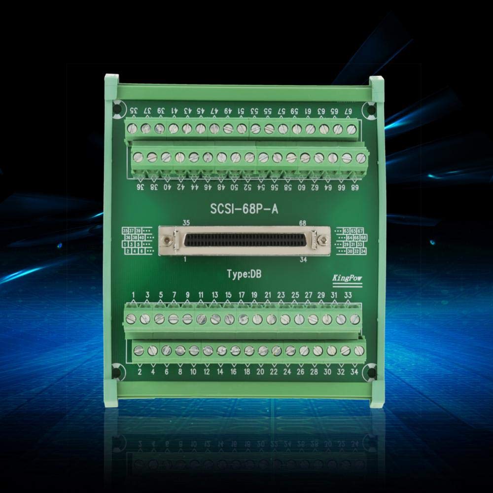 Module de borniers de relais, SCSI 68 broches, adaptateur de carte de capture de type D, connecteur femelle, bornier