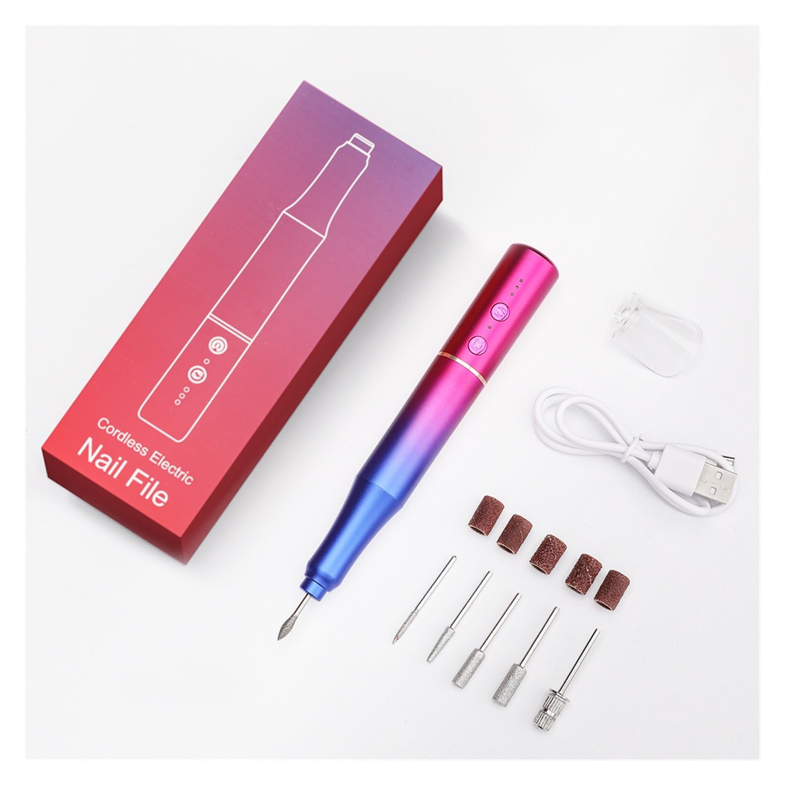 Trapano Elettrico for Unghie, levigatrice for Unghie 30000 RPM for Unghie in Gel Acrilico, Strumenti Portatili for lucidatura Pedicure for Manicure