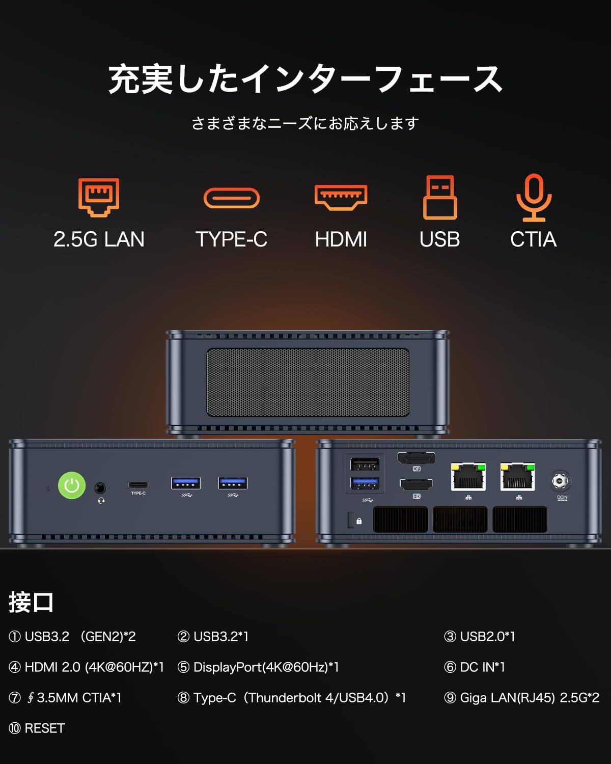 GMKtec Nucbox K6 AMD Ryzen 7 7840HS Gaming Mini PC