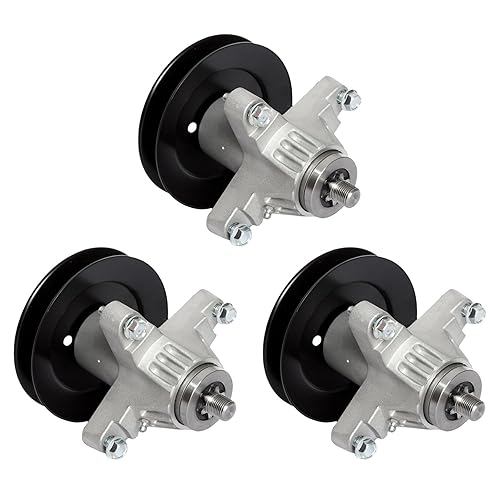 JSXDNWYJ Conjunto de eje para Cub Cadet MTD 918-04126 918-04125, apto para Cub Cadet Craftsman Troy Bilt RZT50 LT1050 de 50 pulgadas