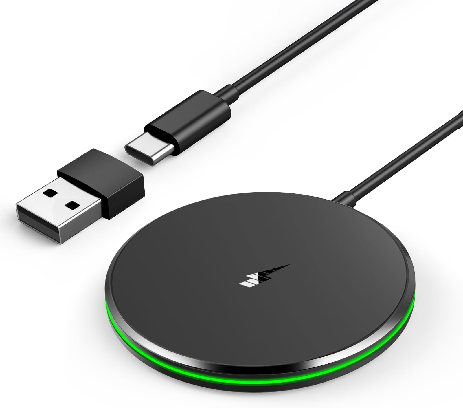 Magnetic Wireless Charger 15W Ultra-Fast Apple Mag-Safe Charger for iPhone 17/17 Pro/17 Plus/17 Pro Max/16/15//14/13/12 Series Magnet Charging Pad with Sleep-Friendly Ligh for AirPods 3/2/Pro