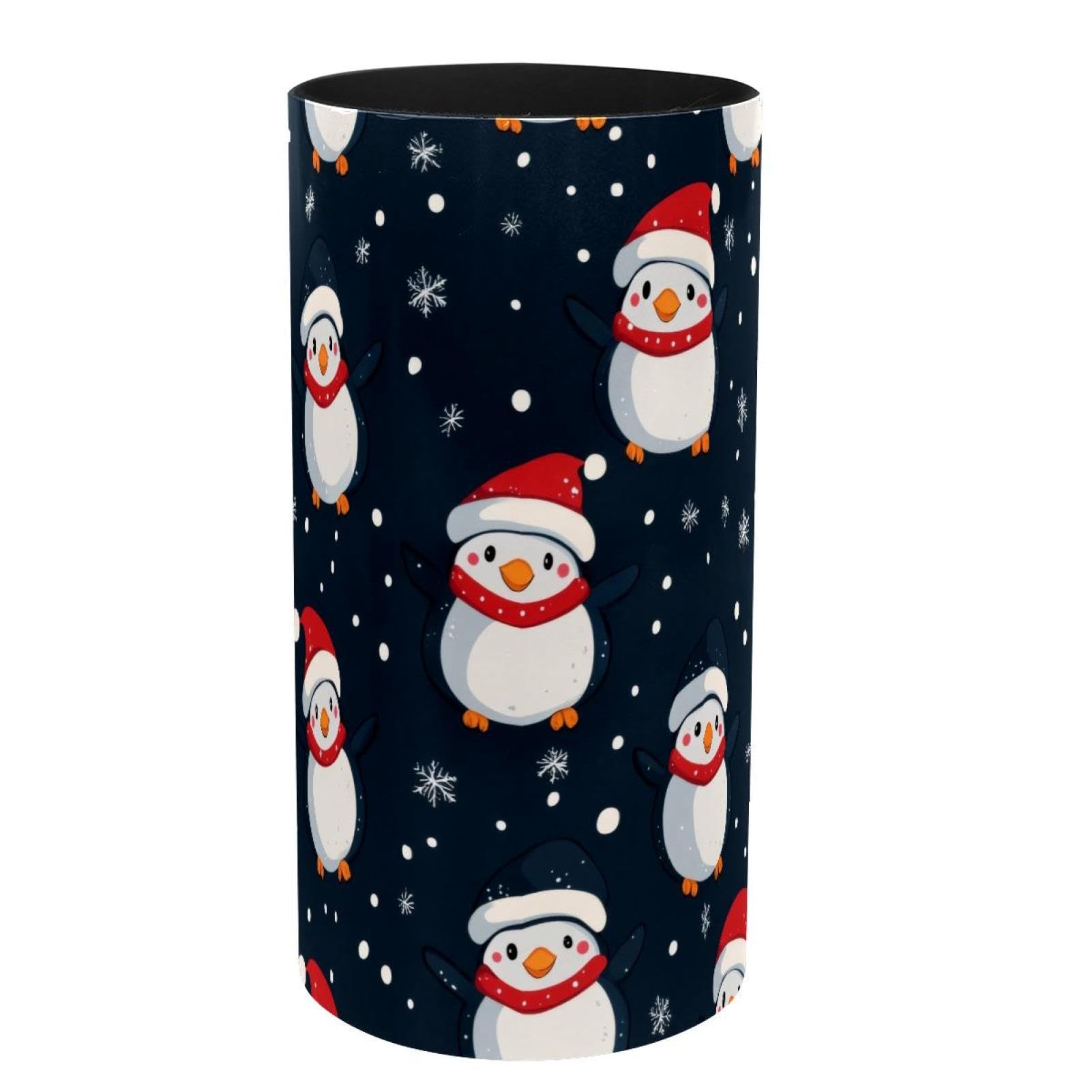 Porte-stylos pour bureau et boîte à musique Pingouins pot à crayons multifonction
