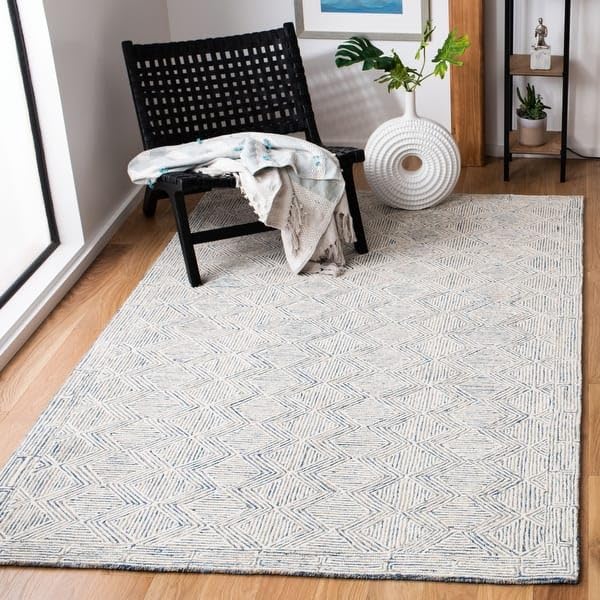 Image of Soft Pure Woolen Modern Collection Tufted Carpet for Living Room,Bedroom'Kitchen and Hall (5 X 8) Feet
