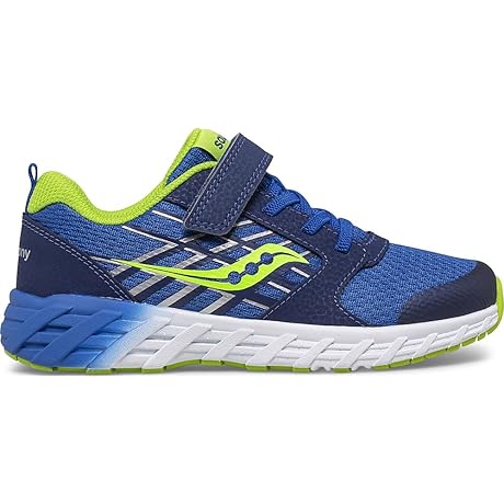 Kids' Saucony Wind Alternative Closure 2.0 Sneaker: A Durable and Convenient Choice for Active Children