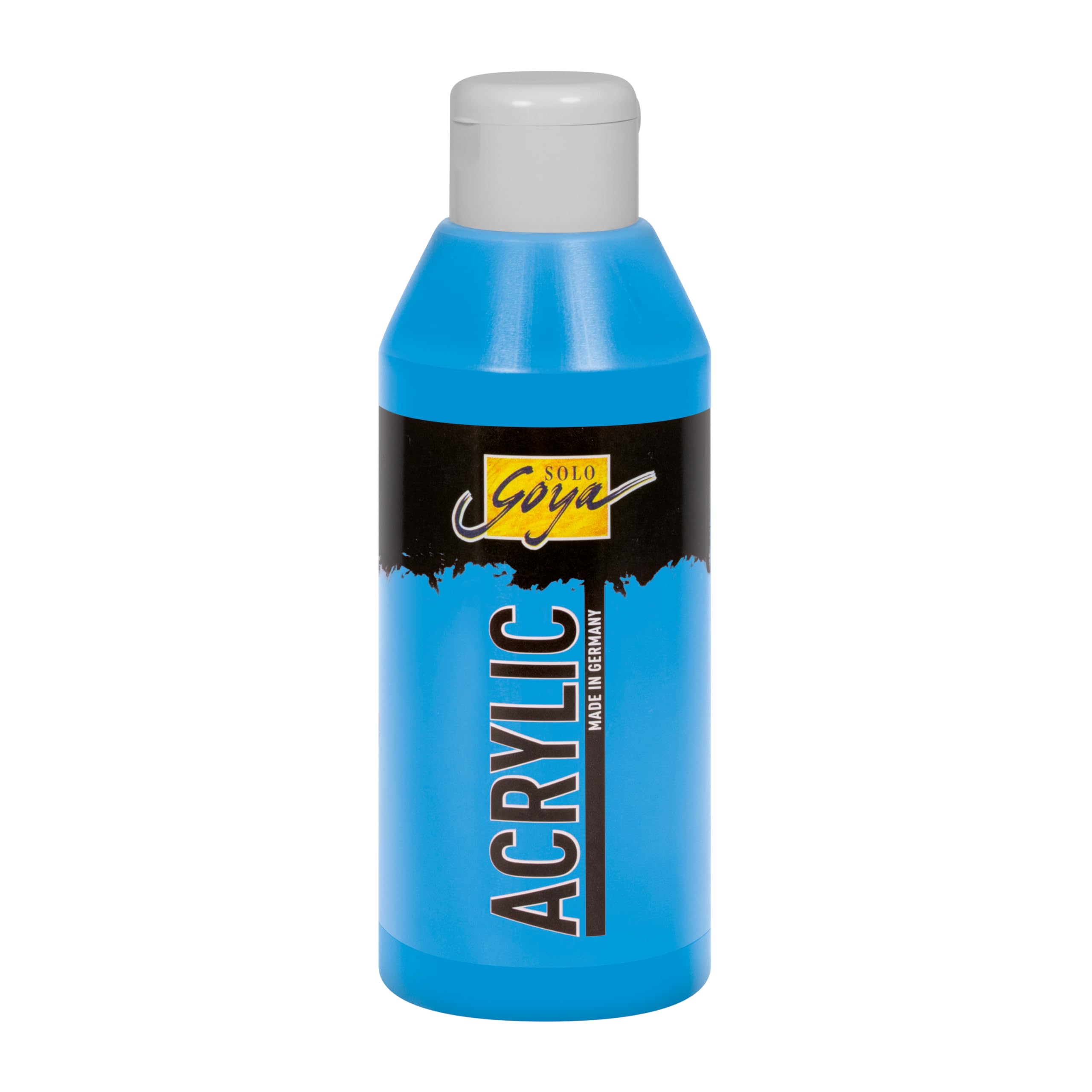 Kreul 84232 - Solo Goya Acrylic bleu clair, flacon de 250 ml, peinture acrylique crémeuse polyvalente de qualité étude, à base d