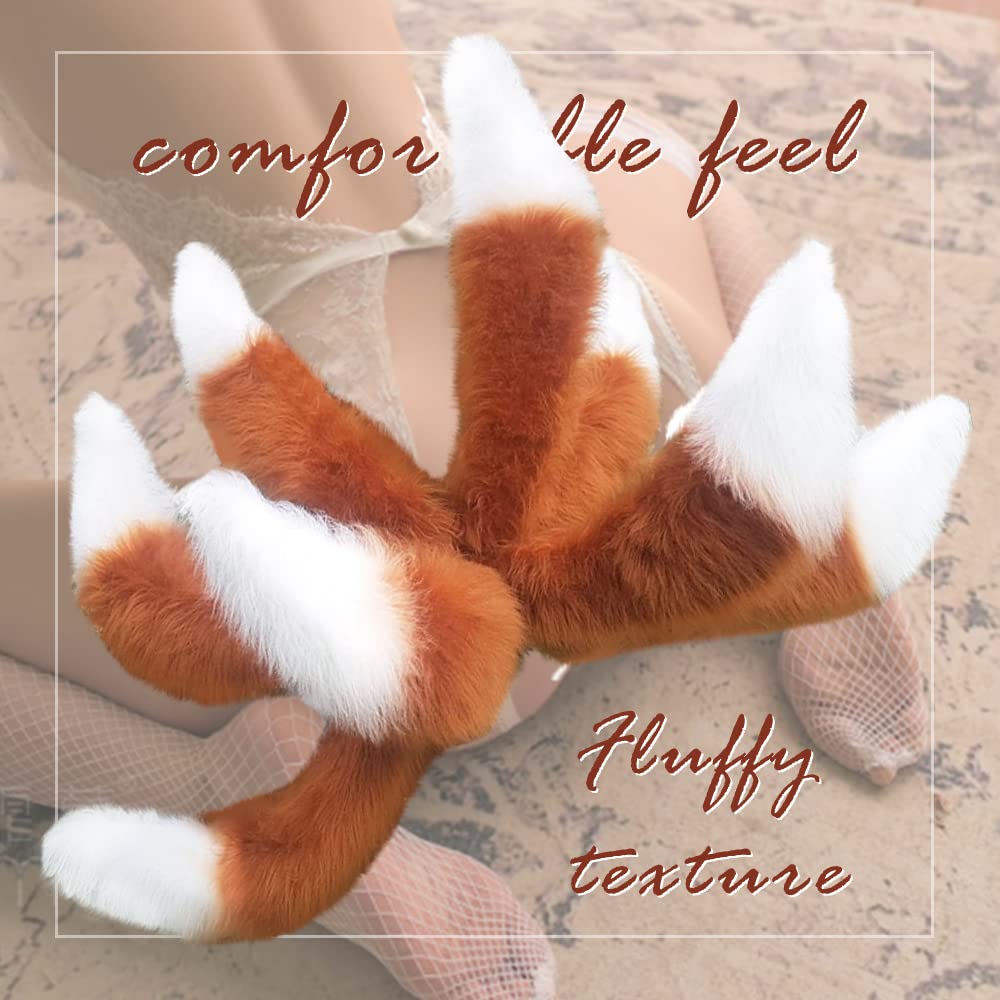 Queue De Renard Cosplay MAOSHYMS 50 Cm - Fausse Fourrure Douce, Réglable, Pour Halloween, Fête Déguisée, Accessoire Animal