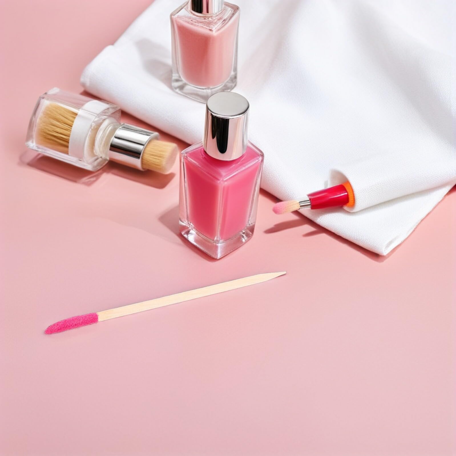 Cabilock Palitos Cuidado de Naranjo, o de Madera Superficie Texturizada Manicura Piezas 50 Compactas Lijado y para de Cutículas de Uñas en Salón DIY
