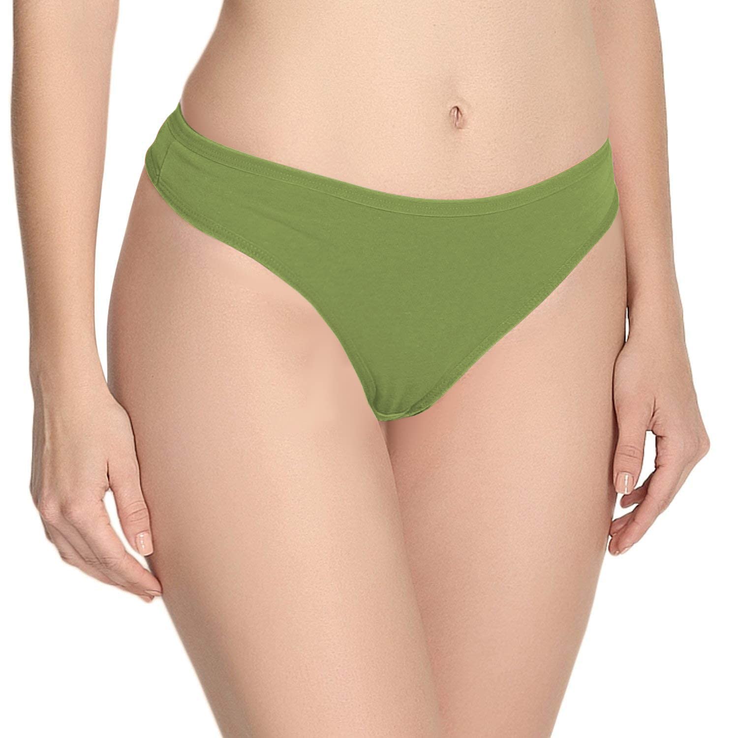 THE BLAZZE1012 Women's Mid Rise Sexy Solid G-String Thong