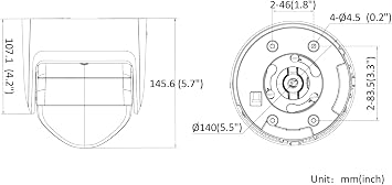 Hikvision DS-2CD2346G2P-ISU/SL 2.8mm C Turret 4MP Surveillance Camera, Lighting up to 30m, Professional Security Camera, Acusense Camera with Fake Filter