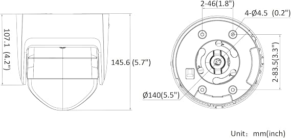 Hikvision DS-2CD2346G2P-ISU/SL 2.8mm C Turret 4MP Surveillance Camera, Lighting up to 30m, Professional Security Camera, Acusense Camera with Fake Filter